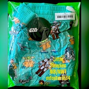 NIB/NWT Little Sleepies. Star Wars Grogu and Friends Men’s Pajama Pants (XL)
